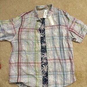 Tommy Bahama Multicolor Plaid Casual Shirt
